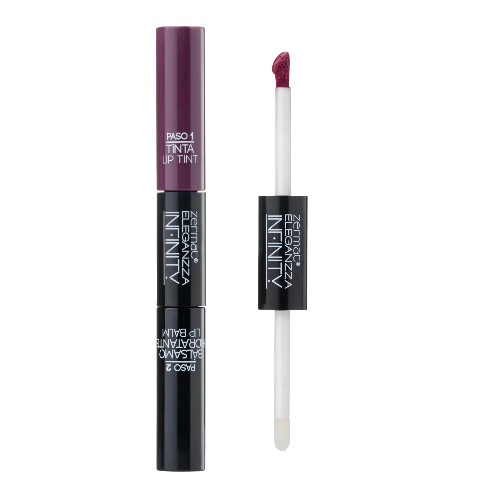 World-Class Zermat lipstick lip satin long lasting matte lipstick lip makeup with moisturizing balm Violeta Misterioso 0.21 Oz labial. Genuine
