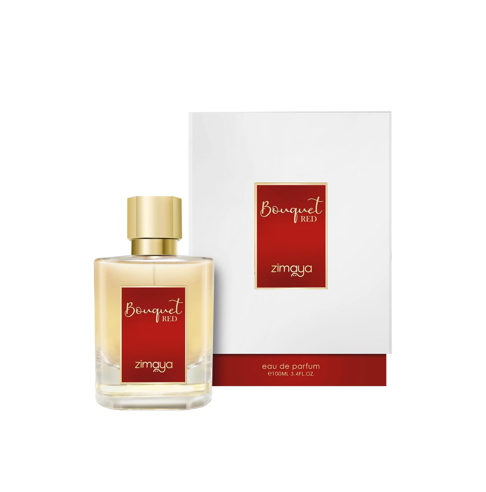 Authentic zimaya Bouquet Red Eau de Parfum Spray for Unisex 3.4 Fl. Oz Outstanding