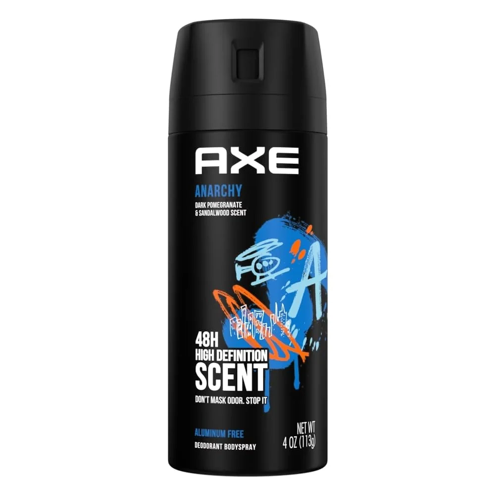 Elegant Axe Bodyspray Anarchy for Him 4 oz Pack of 2 Verified