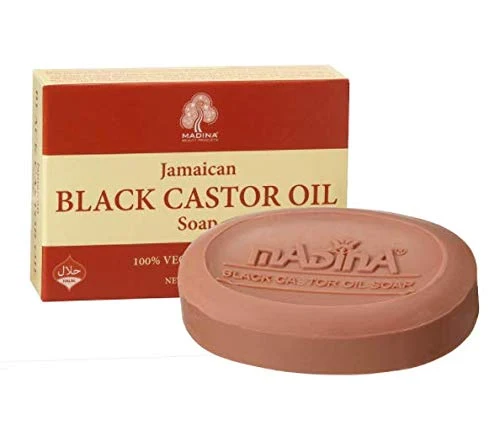 Breathable Jamaican Black Castor Oil Soap 3.5 oz. Pack of 6 Minimalist
