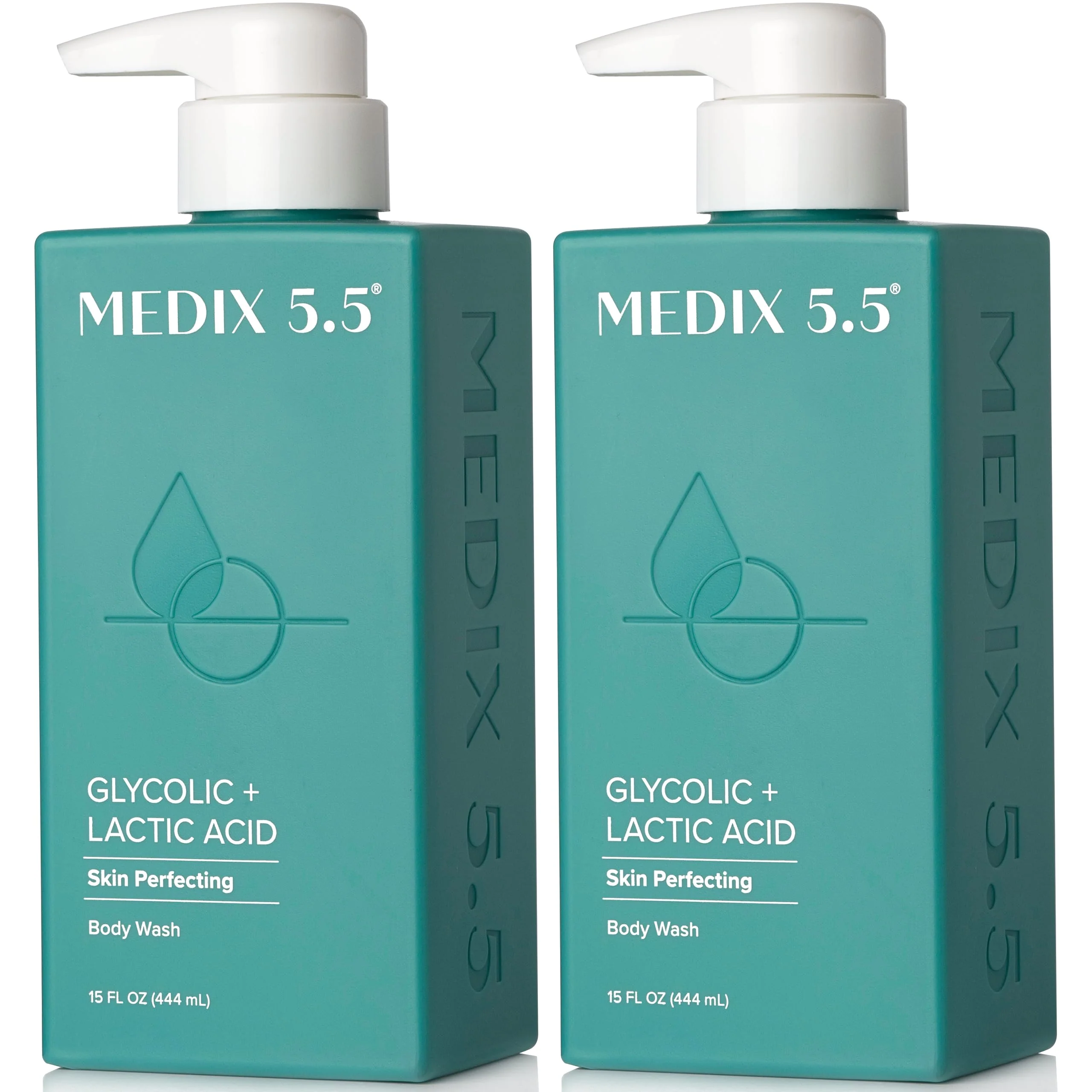 Artisan MEDIX 5.5 Glycolic Acid Lactic Acid Exfoliating Body Wash Gel KP Bump Eraser AHA Exfoliant Skin Care Body Cleanser Keratosis Pilaris Acne Powerful
