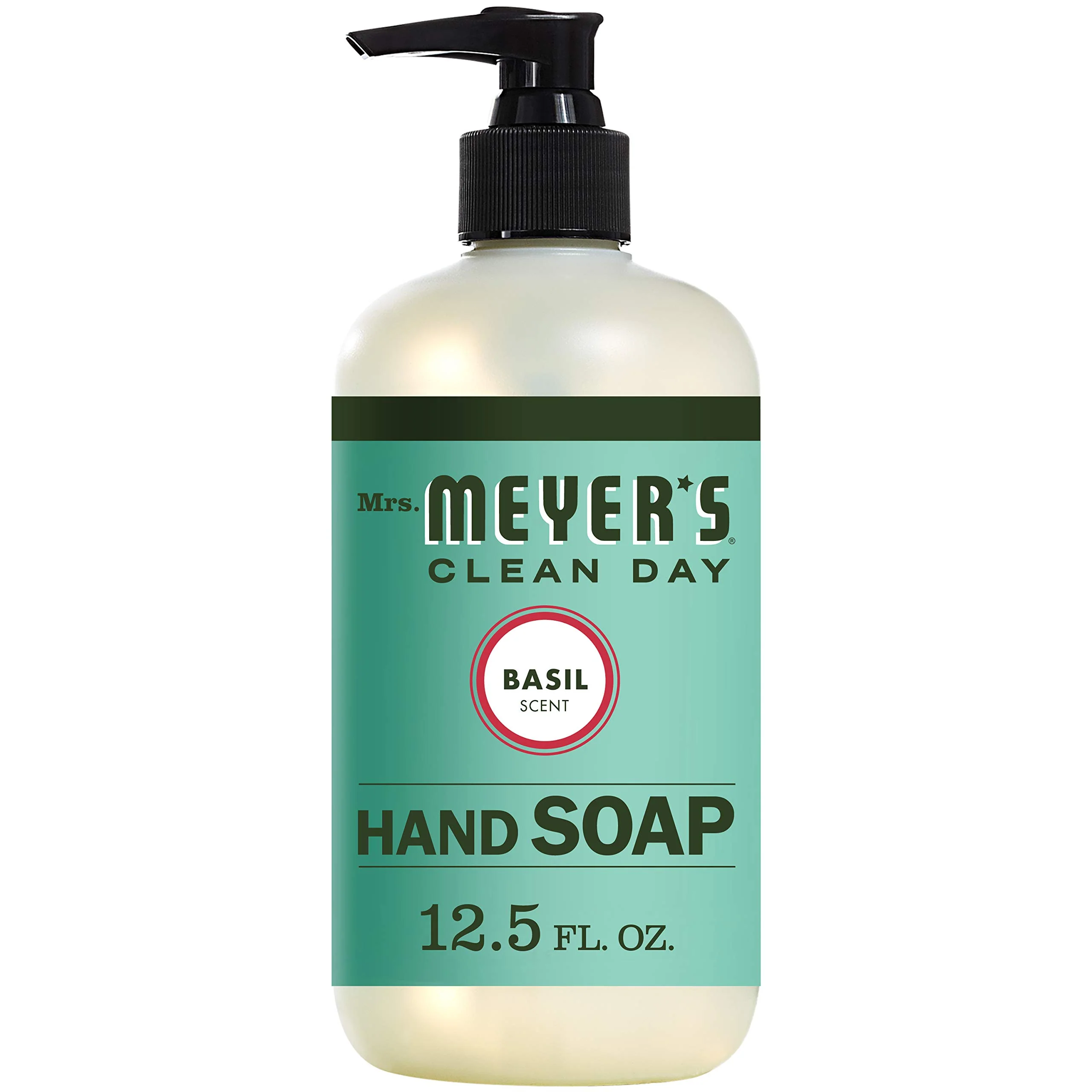 Dependable Mrs. Meyer's Clean Day 14104 Basil Scent Liquid Hand Soap 12.5 oz. - Quantity 6 Exclusive