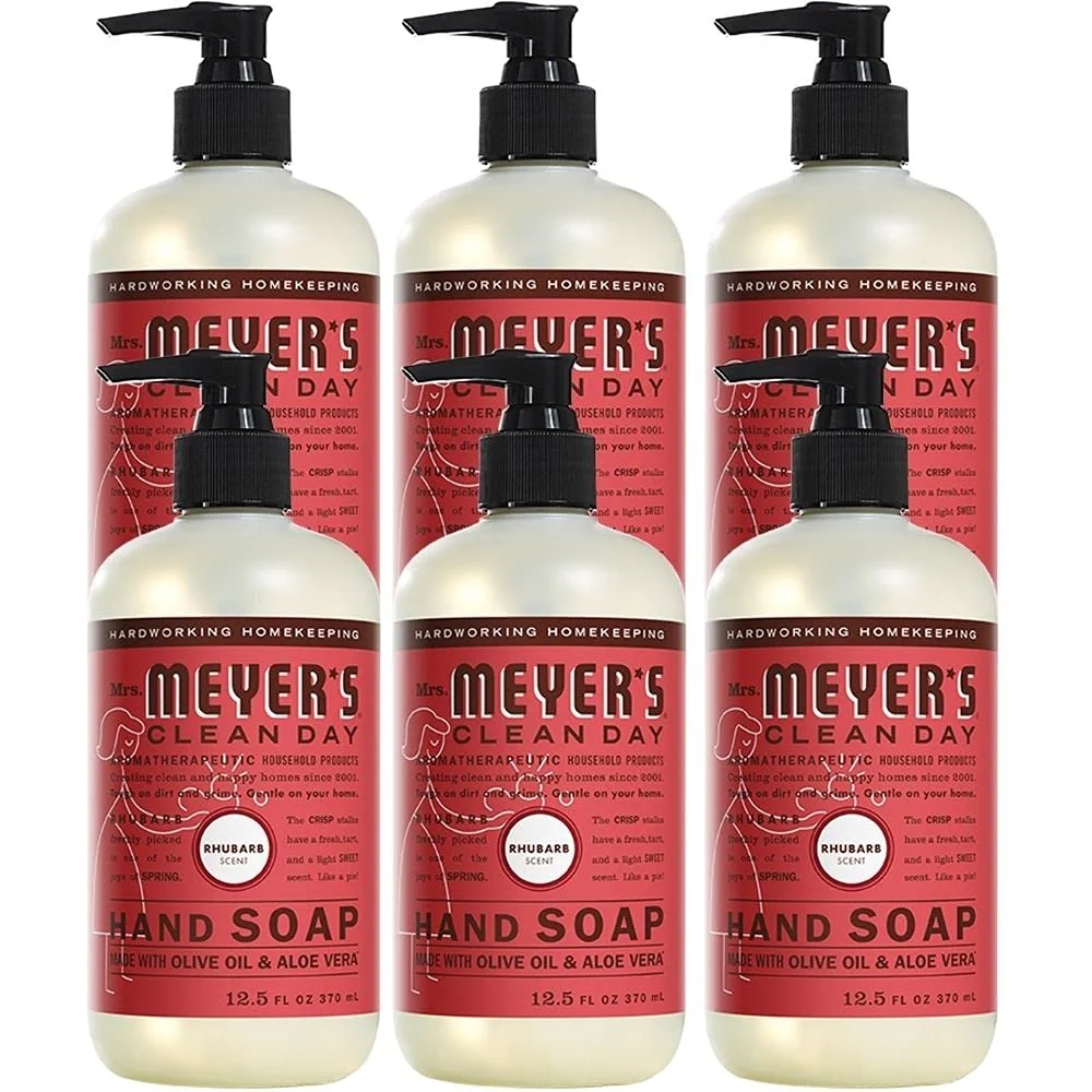 Soft Mrs. Meyer's Liquid Hand Soap Rhubarb 12.5 OZ Professional