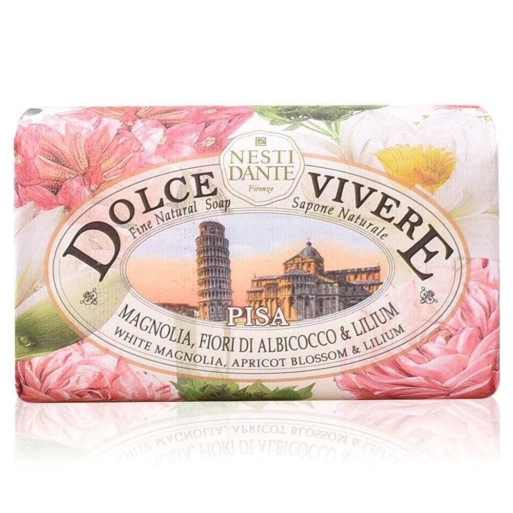 Smooth Nesti Dante Dolce Vivere Fine Natural Soap Pisa 8.8 Ounce Safe