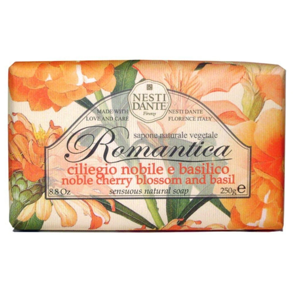 User-Friendly Nesti Dante Romantica Natural Soap Noble Cherry Blossom and Basil Sensuous 8.8 Ounce High-Quality