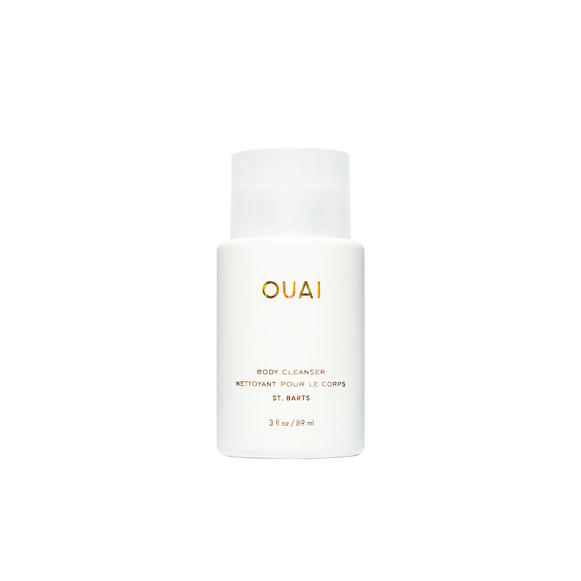 Verified OUAI Body Cleanser St. Barts Travel Size - Foaming Body Wash with Jojoba Oil Rosehip Oil to Hydrate Balance Soften Skin - Paraben Phthalate Stylish