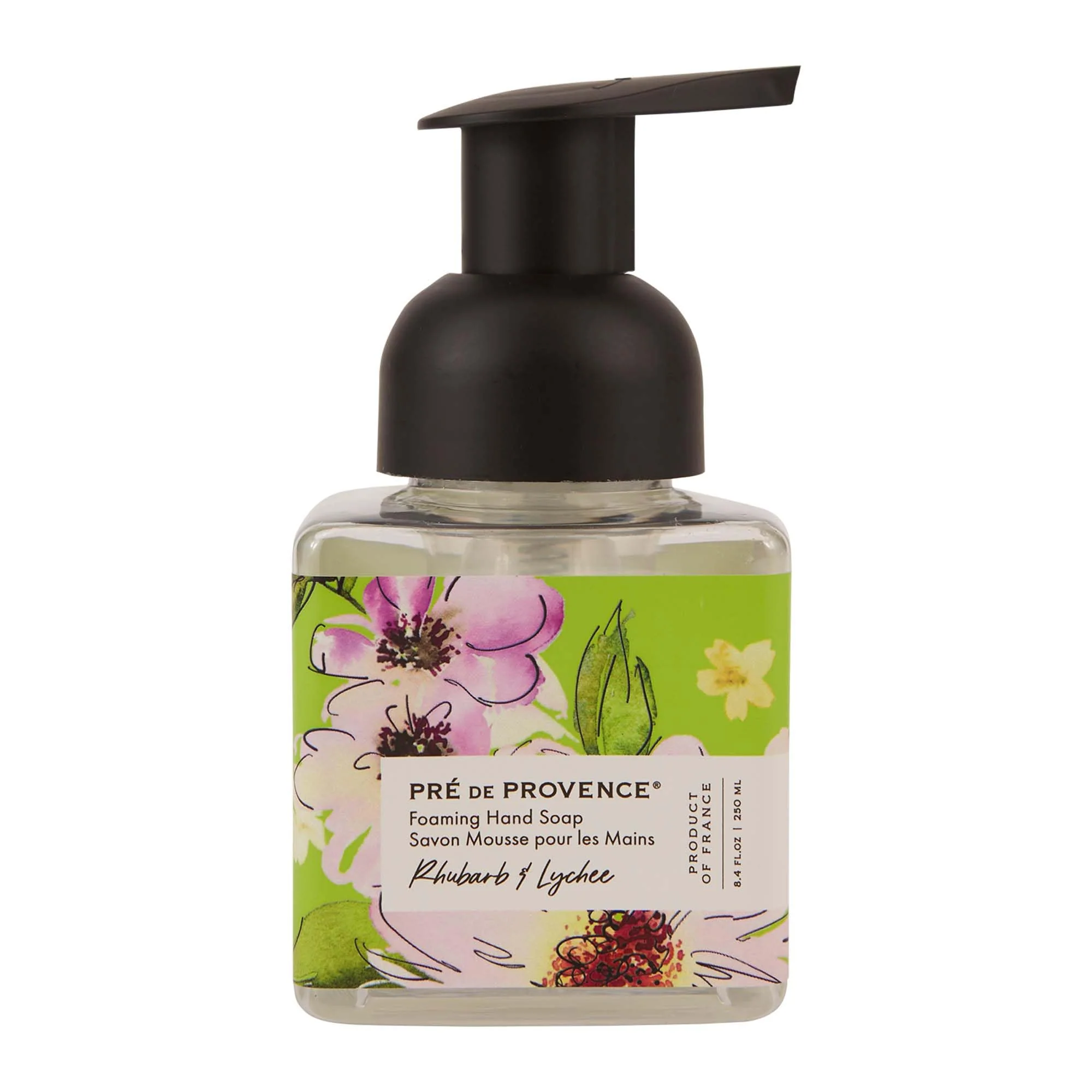 Reusable Pre de Provence Le Jardin Collection Scented Foaming Hand Soap Gentle Moisturizing Infused with Jojoba Cotton Seed Oils 250 ml Rhubarb User-Friendly