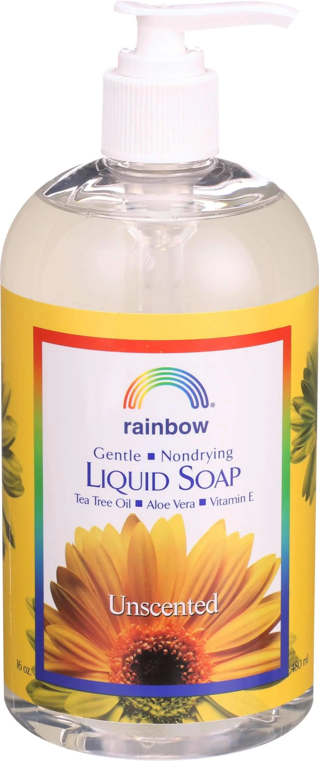 Solid Rainbow Research Liquid Soap Gentle Nondrying Unscented 16 Fluid Ounce Specialty