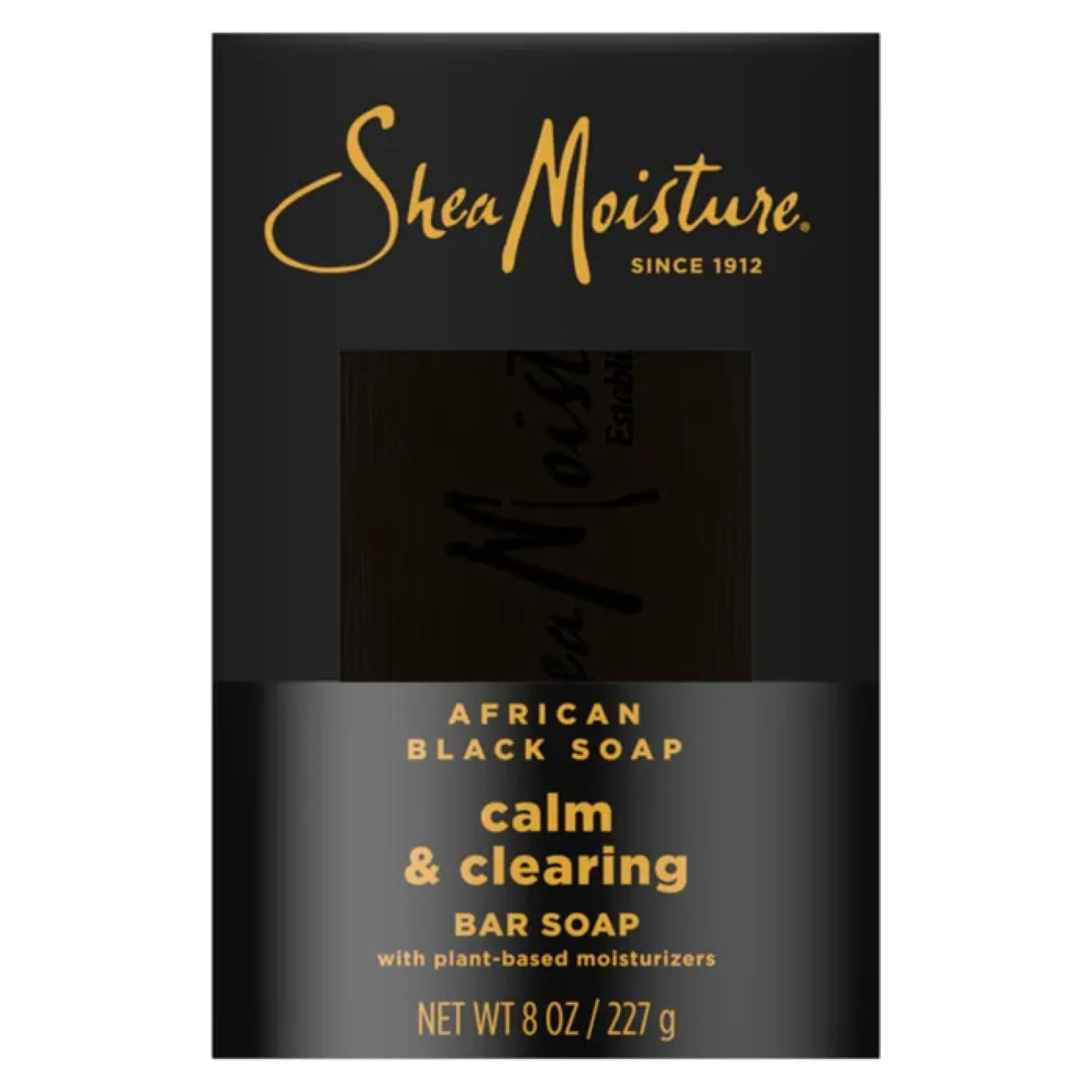 Traditional Shea Moisture African Black Soap With Shea Butter 8 oz Pack of 11 Organic