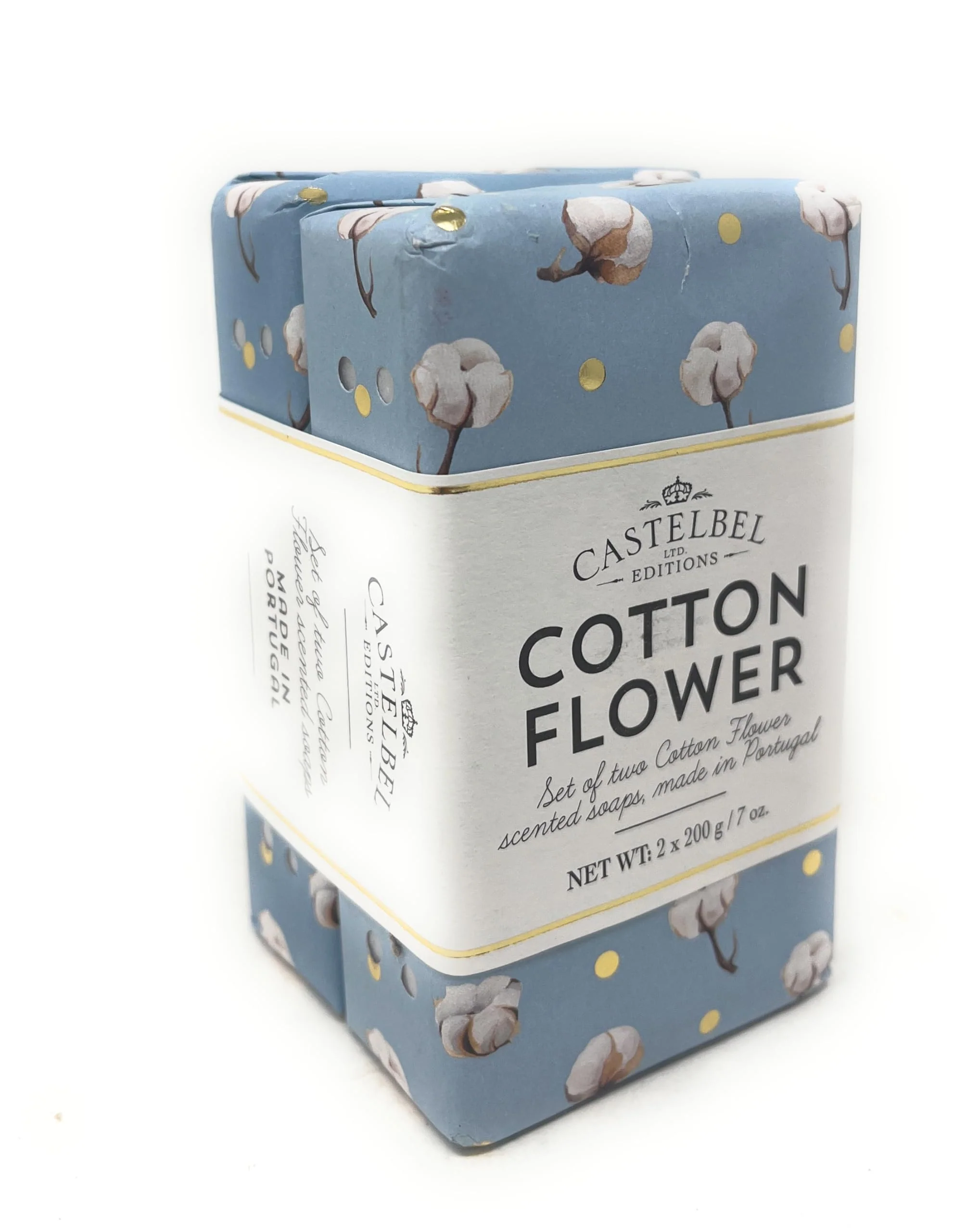 Classic Castelbel 2 Set - Cotton Flower Scented Soaps Effective