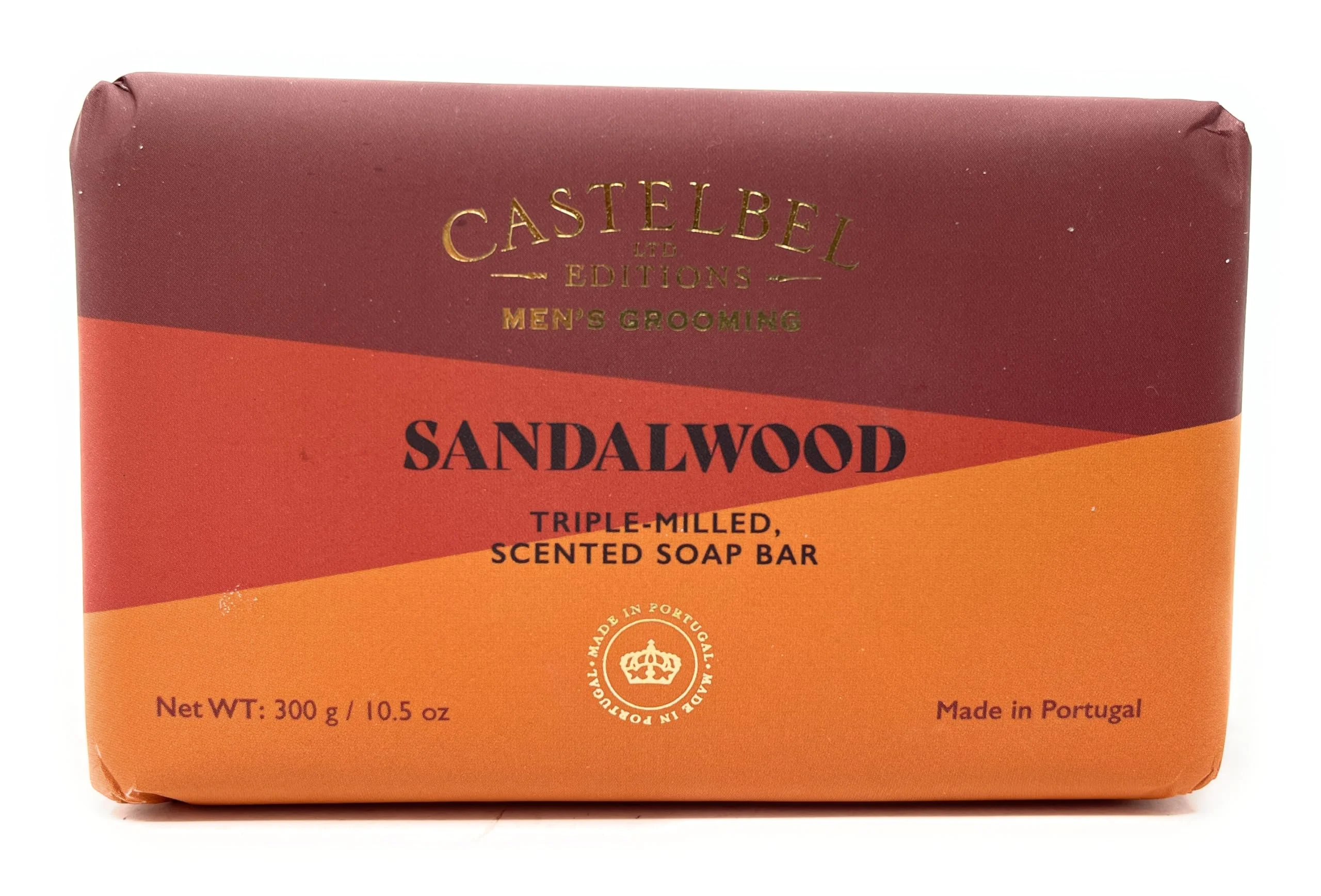 Refined Castelbel Porto for Men Sandalwood Scented Luxury Soap 10.5 Ounces Optimized