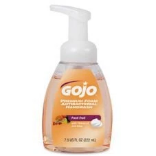 Detailed GO-JO INDUSTRIES Premium Foam Antibacterial Hand Wash Fresh Fruit Scent 7.5oz Pump Pure