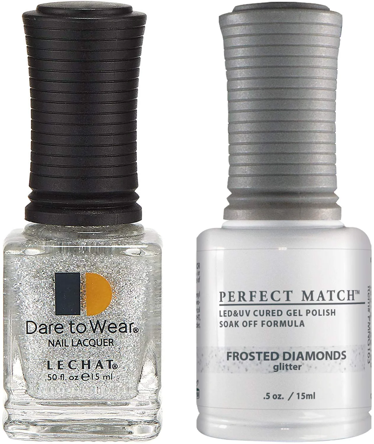Top-Quality LeChat Match Gel Polish Frosted Diamonds 0.5 Ounce PMS163 Convenient