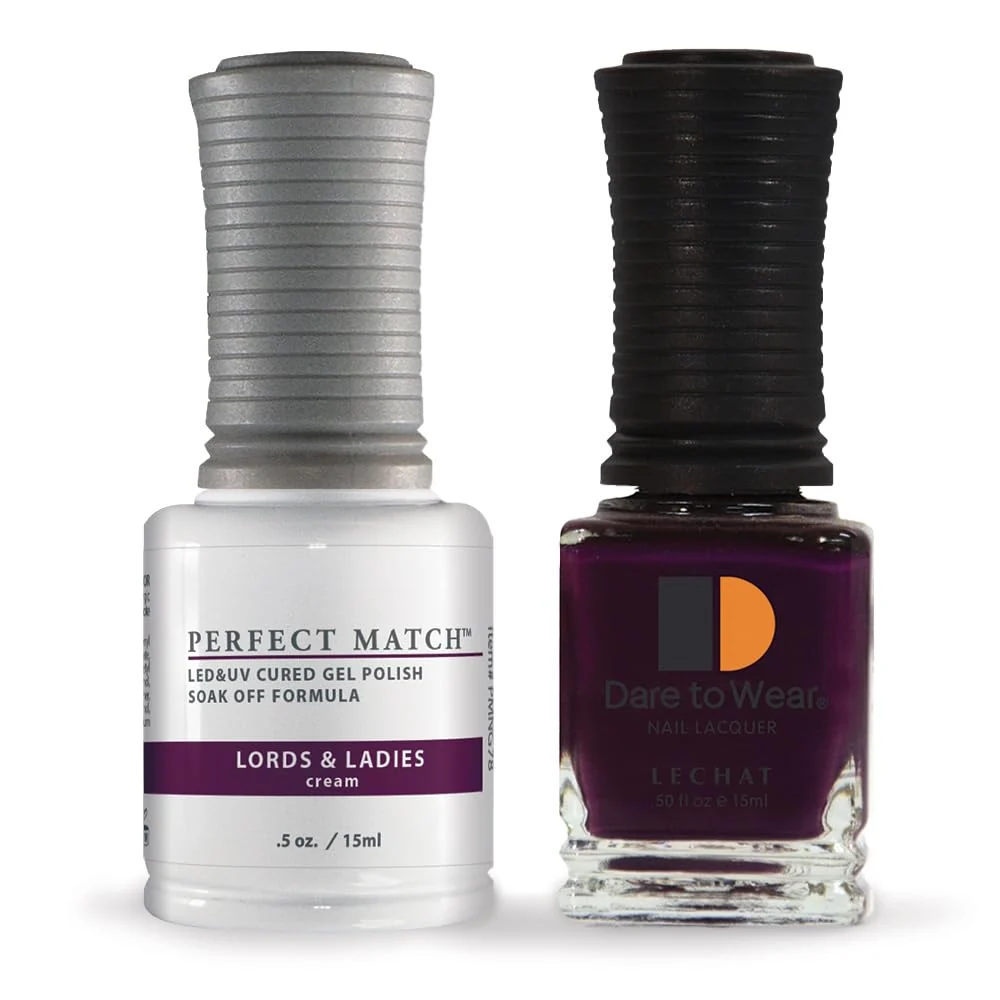 Carefully Designed LeChat Match Gel Polish Lords and Ladies 0.5 Fl Oz PMS78 Eco-Friendly