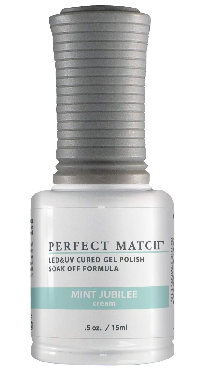 Carefully Designed LeChat Match Gel Polish Mint Jubilee 0.5 Fl Oz PMS116 Excellent