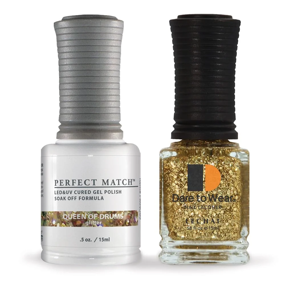 Exclusive LeChat Match Gel Polish Queen of Drums 0.5 Fl Oz PMS89 Easy-to-Use