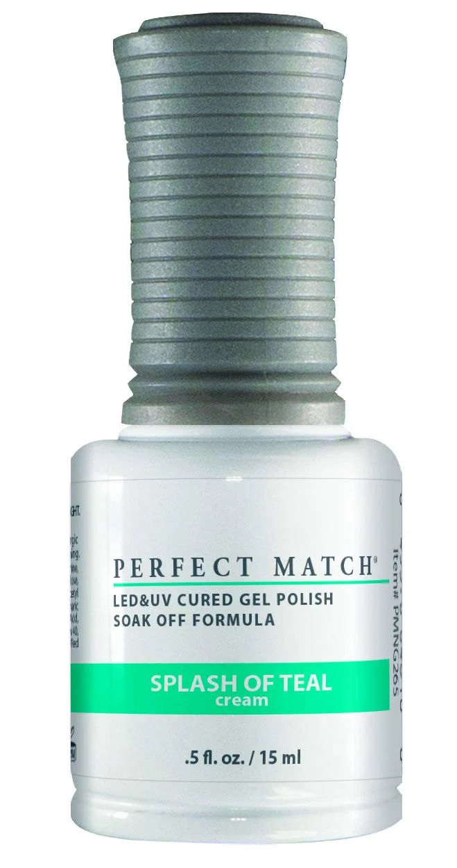 Verified LeChat Match Gel Polish Splash of Teal 0.5 Fl Oz Proven