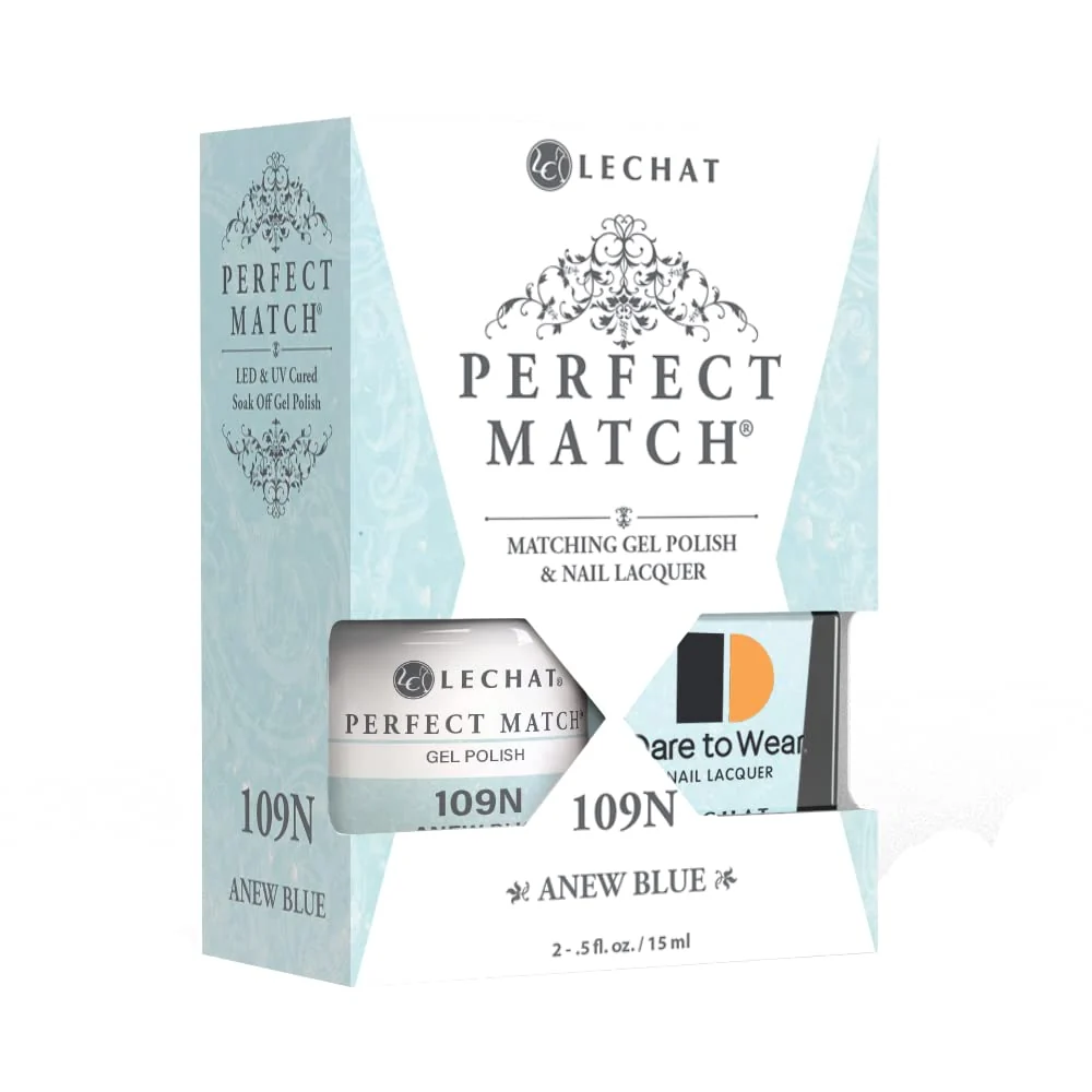 Specialty LeChat - Match - Matching Gel Polish Nail Lacquer - Holocene Collection Anew Blue Practical