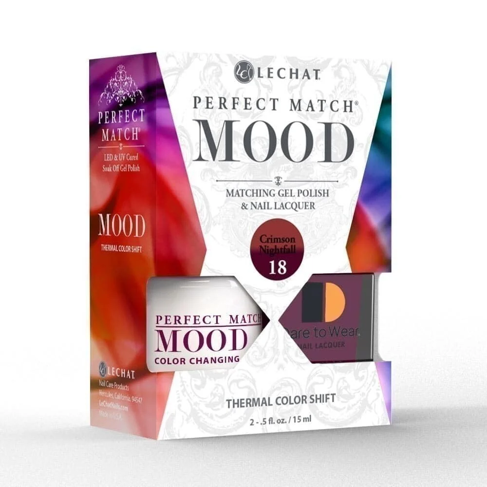 Advanced LeChat Match Mood Duo Set - Ccrimson Nightfall Long-Lasting