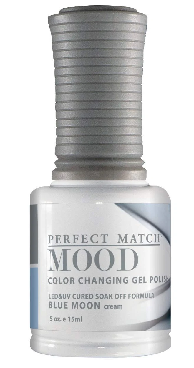 Unique LeChat Match Mood Gel Polish Blue Moon 0.500 Ounce MPMG12 Modern