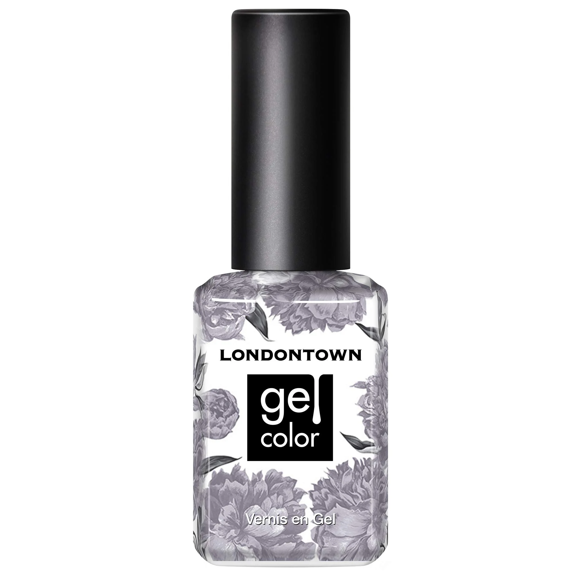 Clean LONDONTOWN UV LED Gel Nail Polish Glossy Slate Gray Silver Birch 0.4 Fl Oz Long Lasting Chip Resistant High Shine Color Genuine