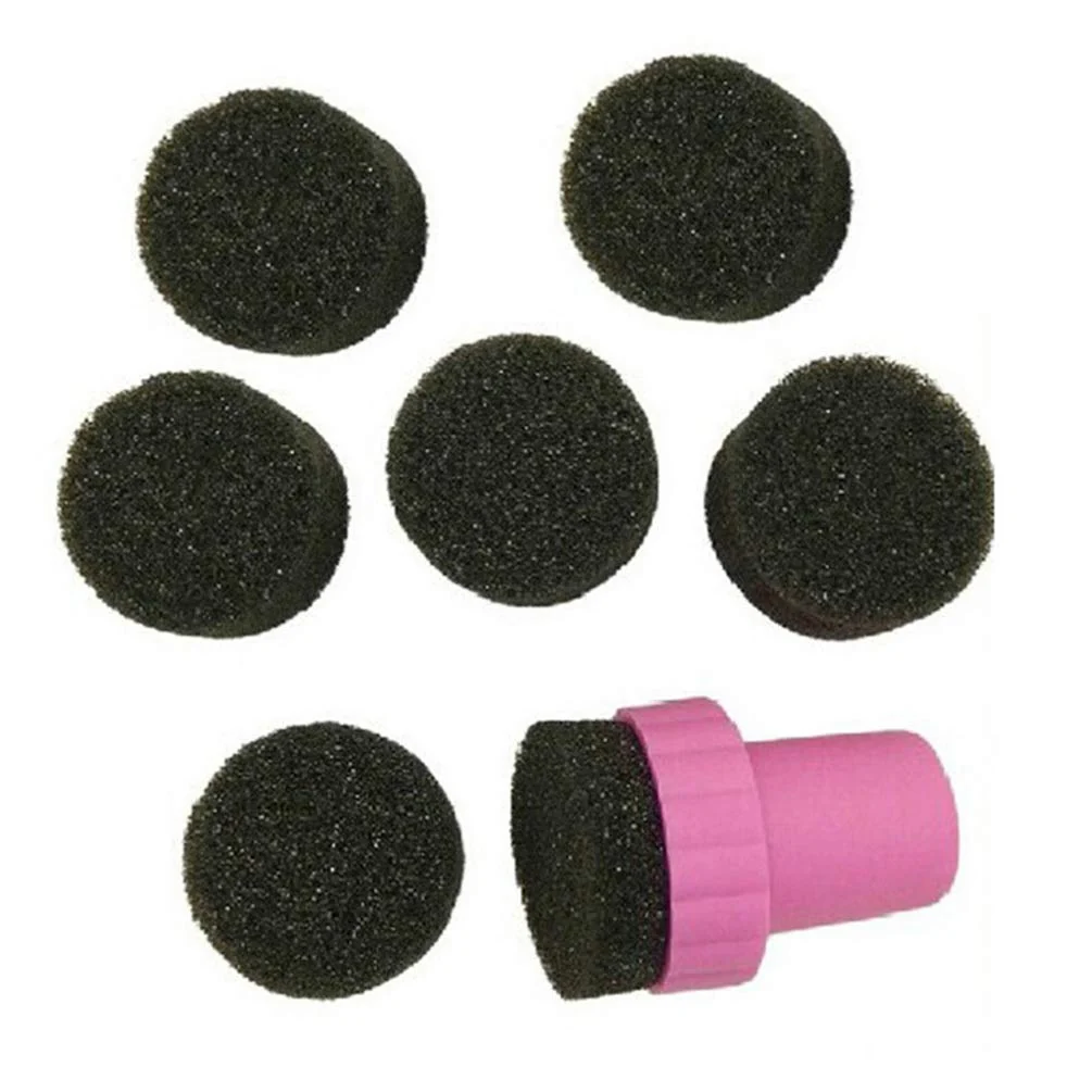 Trendy Lurrose 10 Sets Nail Art Polish Sponge Nail Stamper Sponge Nail Art Foam Nail Manicure Sponge Block Premium