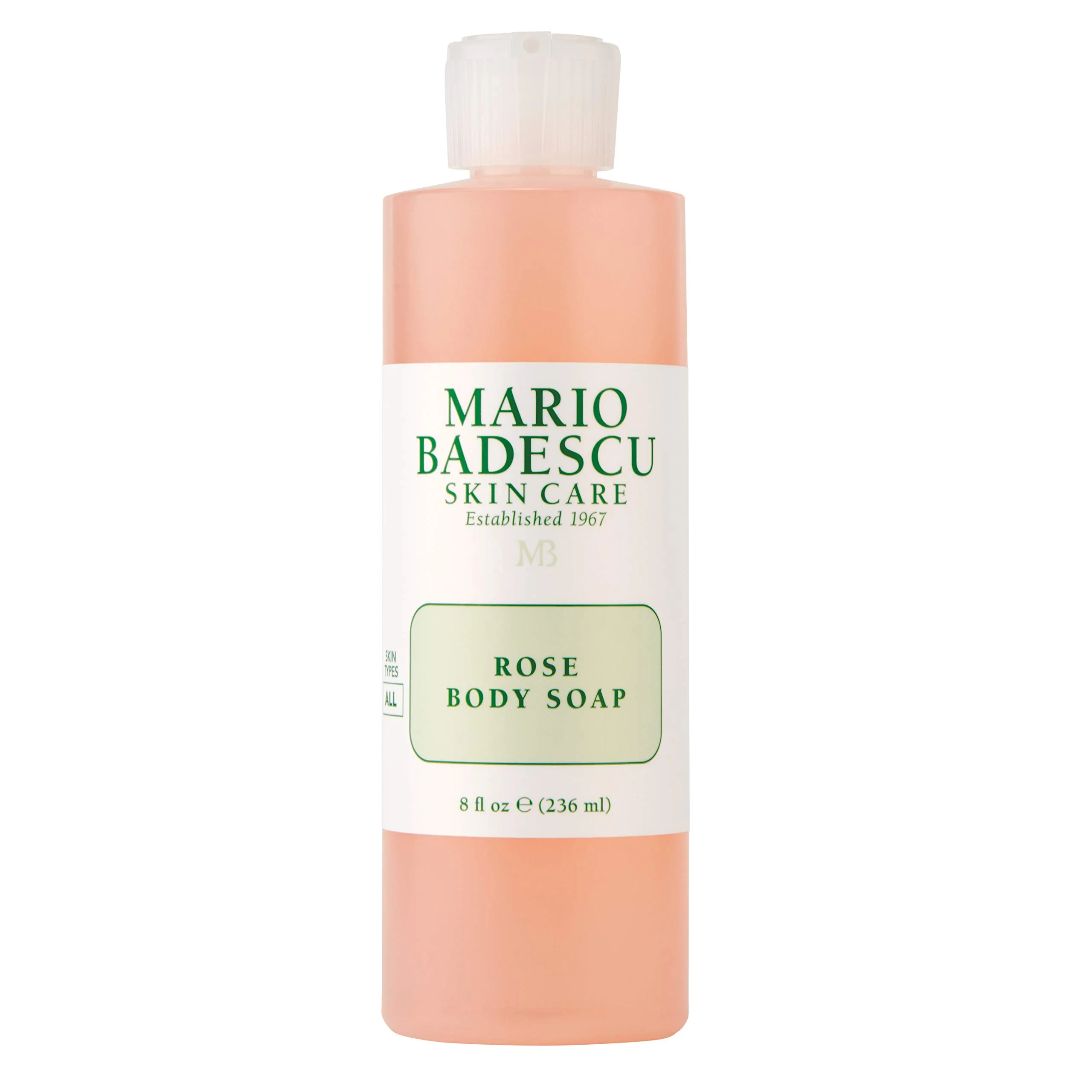 Breathable Mario Badescu Rose Body Soap For a Pampered Refreshed and Hydrated Skin Scented with the Sweetest Hint of Floral Shower Gel for Daily Use 8 Recyclable