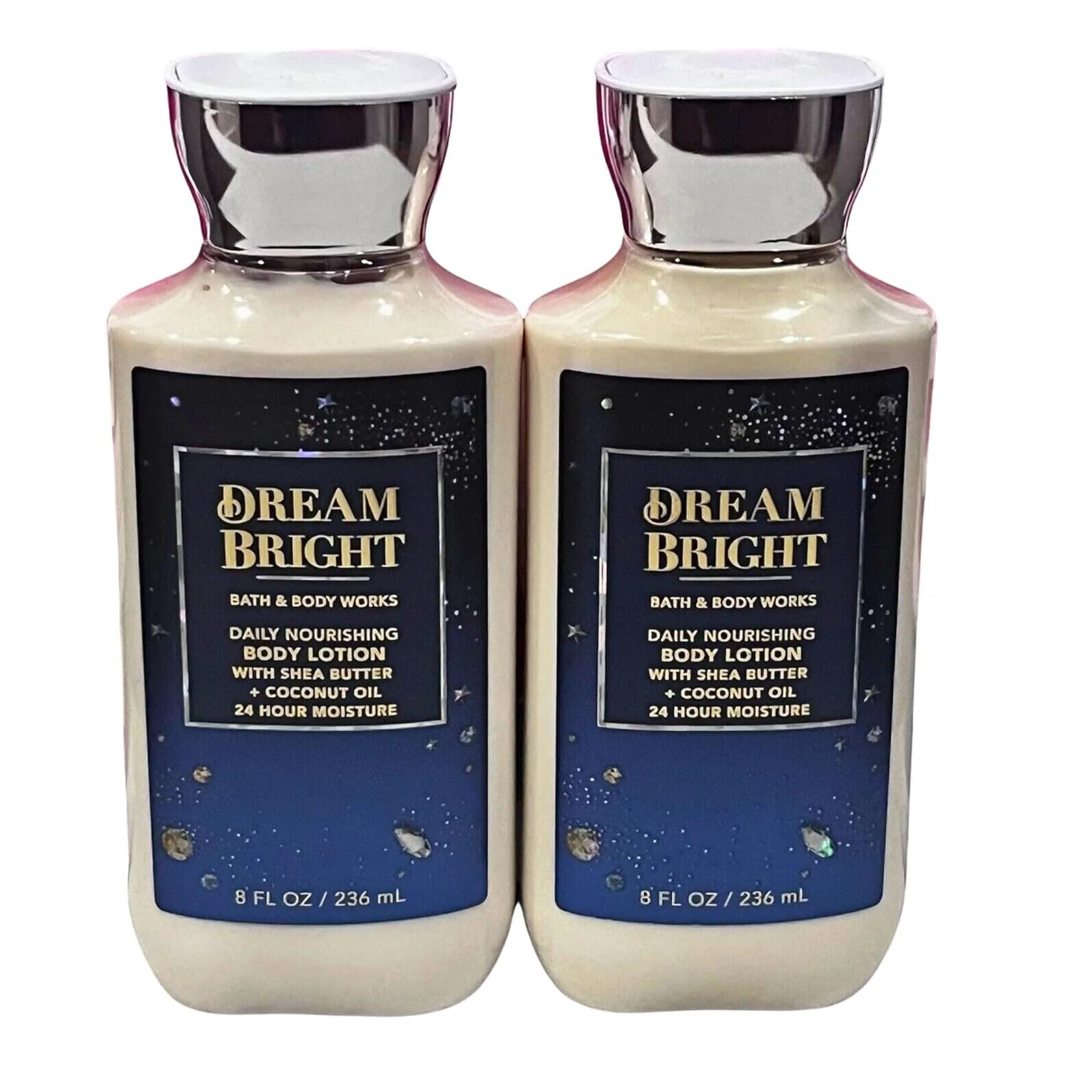User-Friendly Bath and Body Works Body Lotion Set of 2 8oz Each Dream Bright Dependable