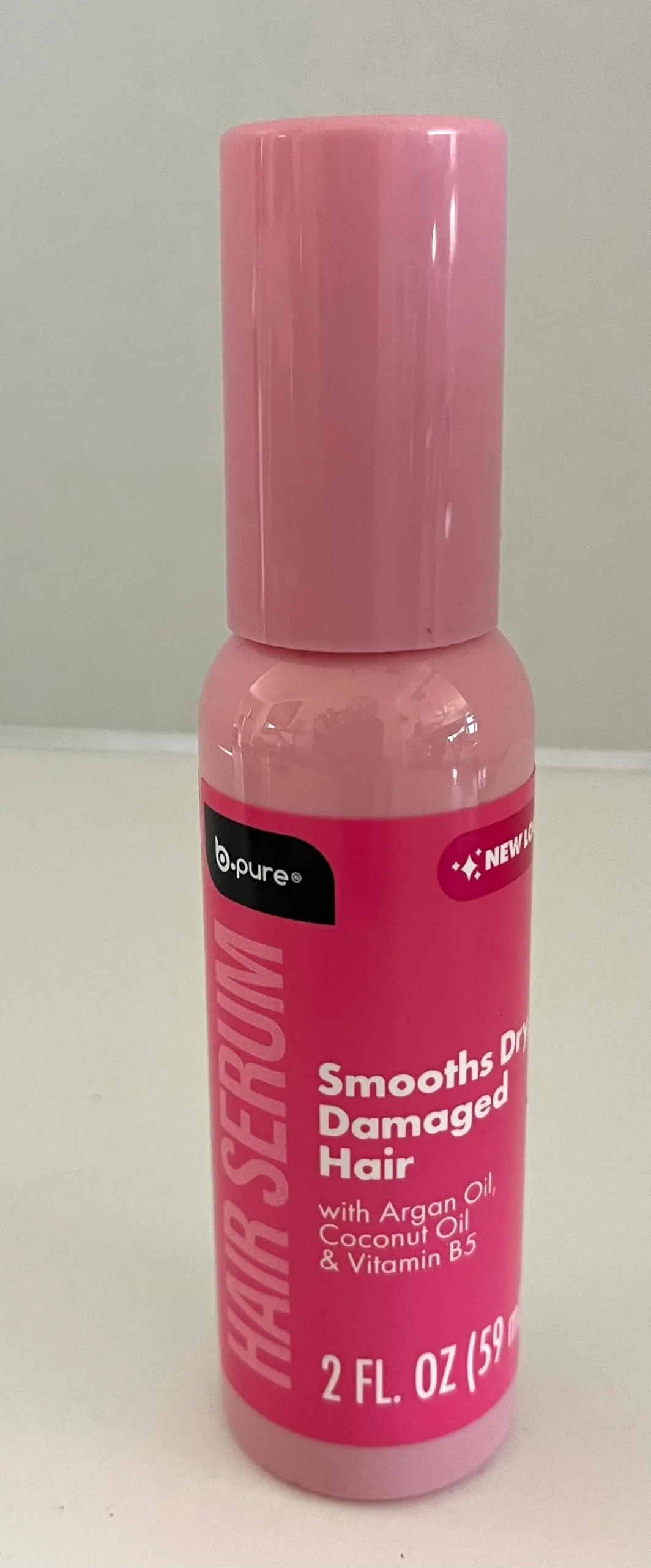 Verified b.pure Hair Serum for Dry Damaged Hair with Argan Oil Coconut Oil and Vitamin B5 2 FL OZ Excellent