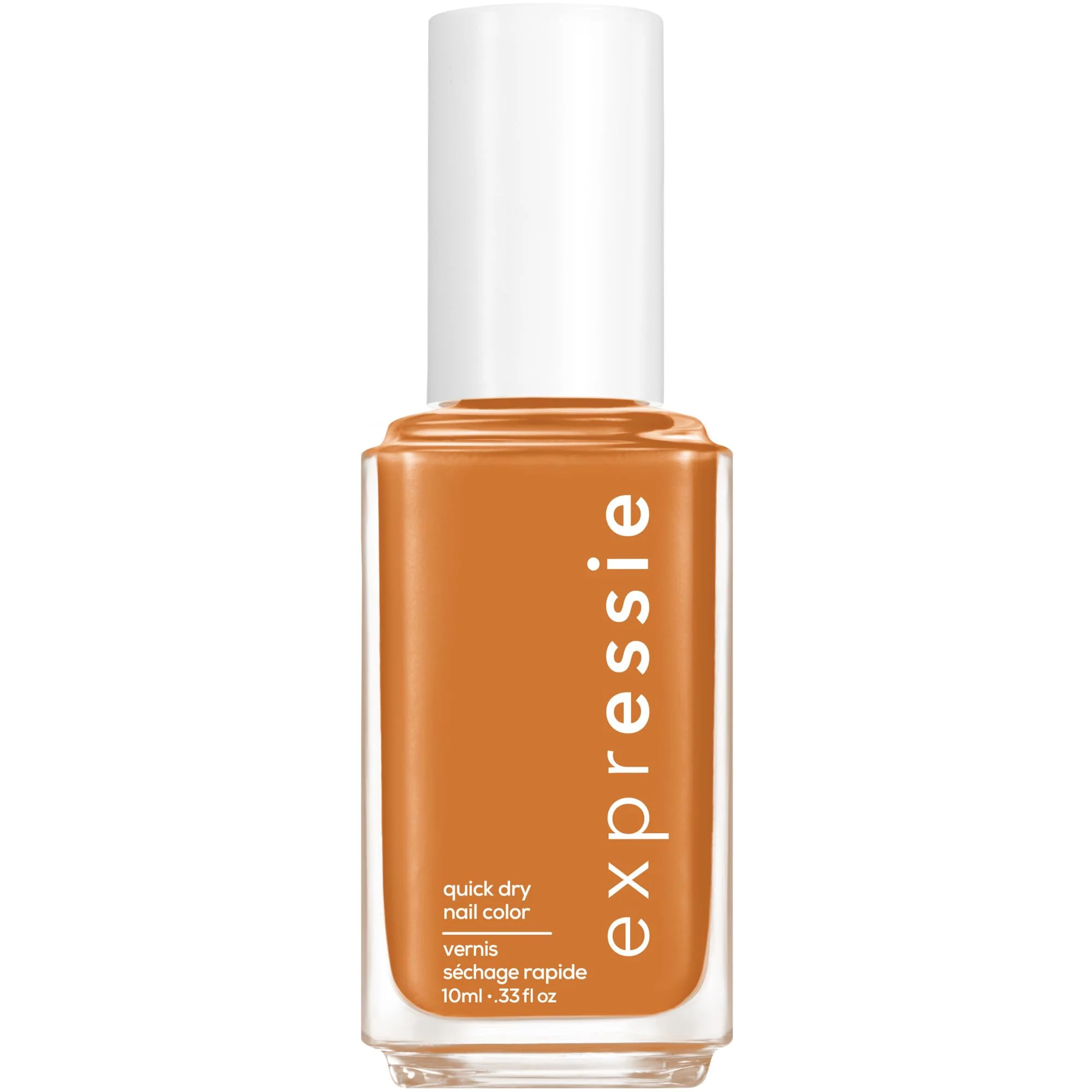 Carefully Designed essie Expressie Nail Polish Quick-Dry Brown Orange Nail Polish Vegan Saffr-on The Move 0.33 fl oz Dependable