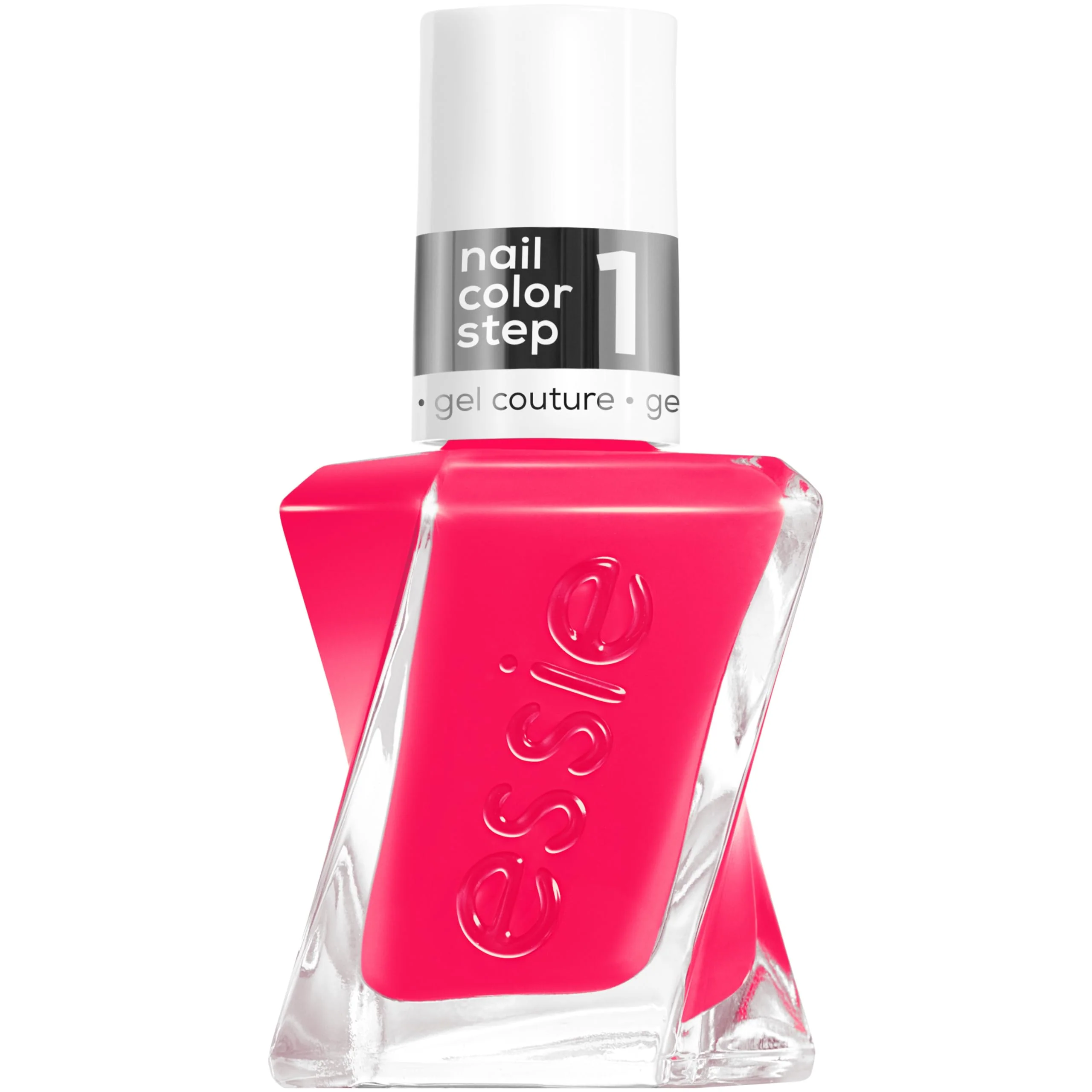 Pure essie Gel Couture Nail Polish Long Lasting Pink Nail Polish Vegan You Can-dy It 0.46 fl oz Reusable