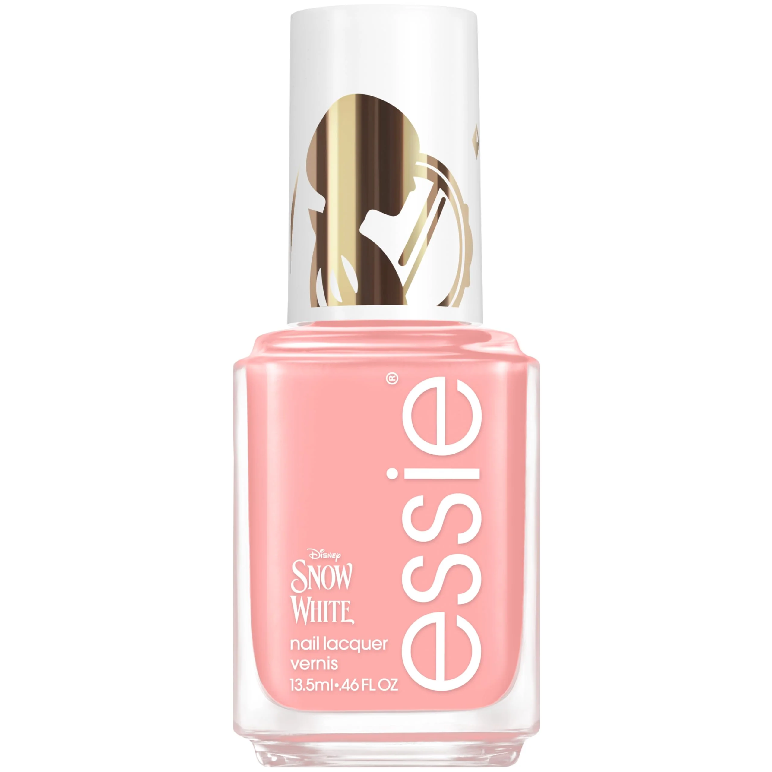 Traditional essie salon-quality nail polish vegan Disney's Snow White pink no prince needed 0.46 fl oz Practical