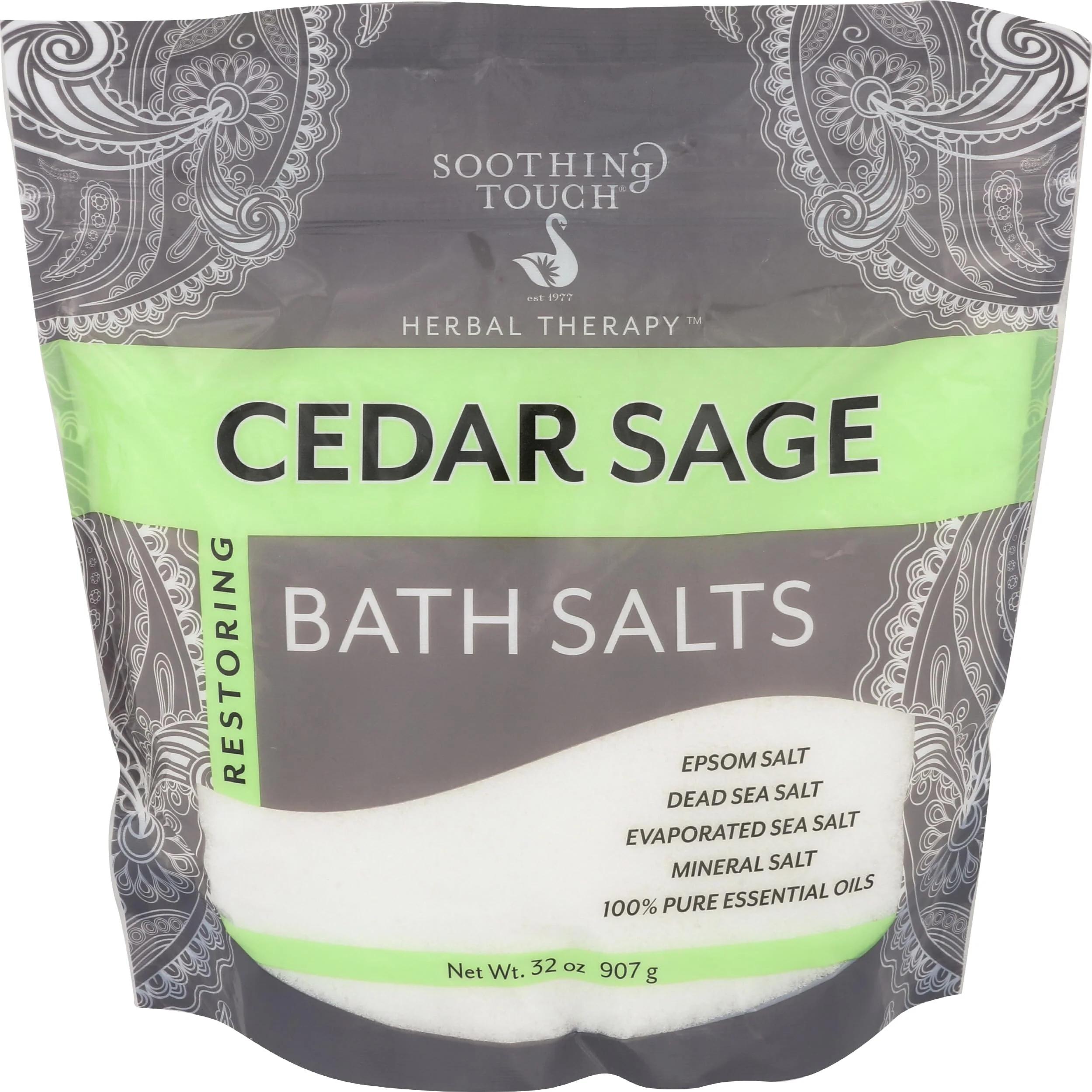 Trusted Soothing Touch Cedar Sage Restoring Bath Salts Pouch 32 Oz Fashionable
