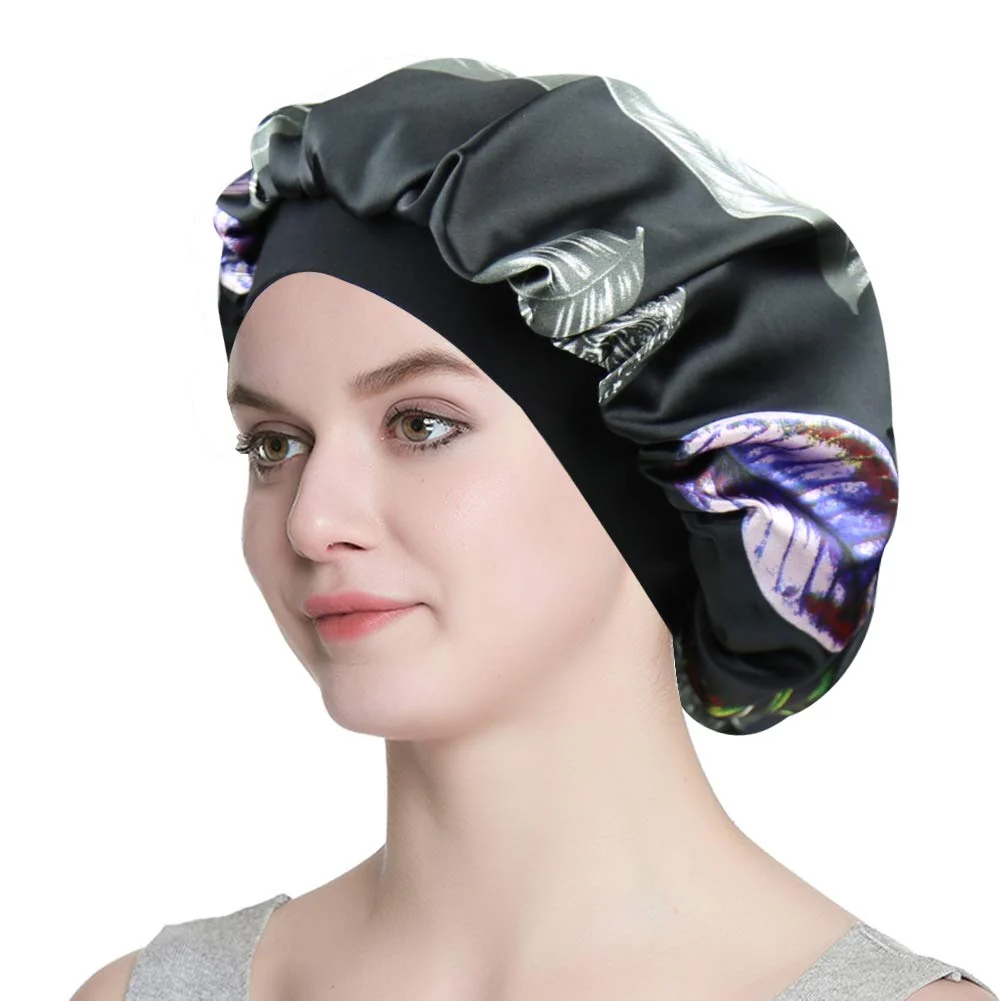 Fashionable Satin Night Cap for Sleeping Chic Sleep Hair Wraps for Women World-Class