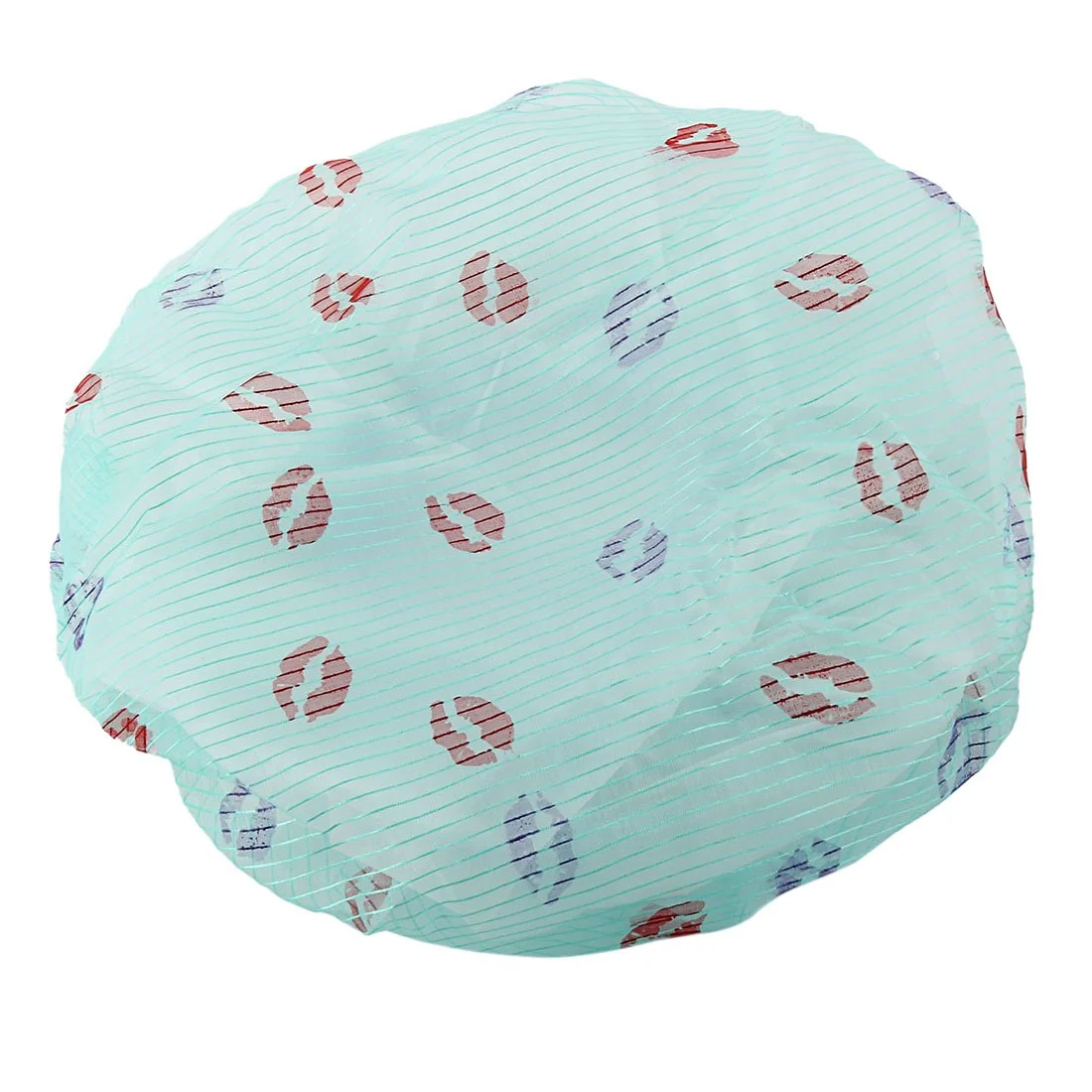 Unique Ruilogod Organza Lip Pattern Women Hair Protector Water Resistant Spa Bath Shower Cap id 93a 103 78e e8b a36 Durable