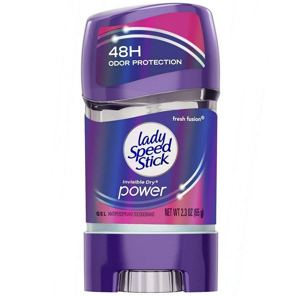 Breathable Lady Speed Stick 48HR Antiperspirant Deodorant Gel Fresh Fusion 2.30 oz Pack of 10 Superior
