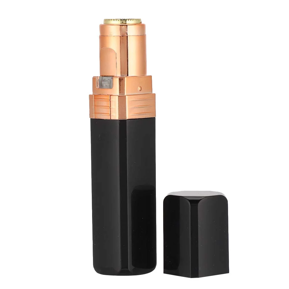 Artisan Hair Removal Machine Compact Cute Lipstick Shape Mini Electric Hair Remover Face Body Hair Removal Machine for Women Black Casual