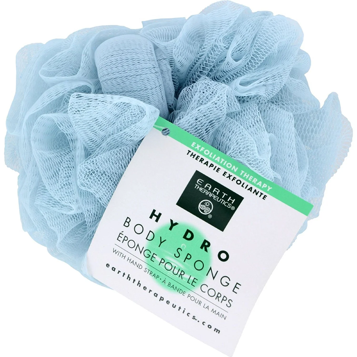Trendy Earth Therapeutics Hydro Body Sponge With Hand Strap Blue - 1 Sponge Traditional