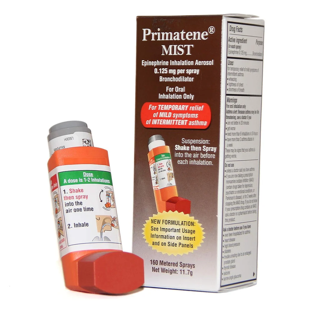 Certified Primatene Mist Epinephrine Inhalation Aerosol 1 Ea First-Class