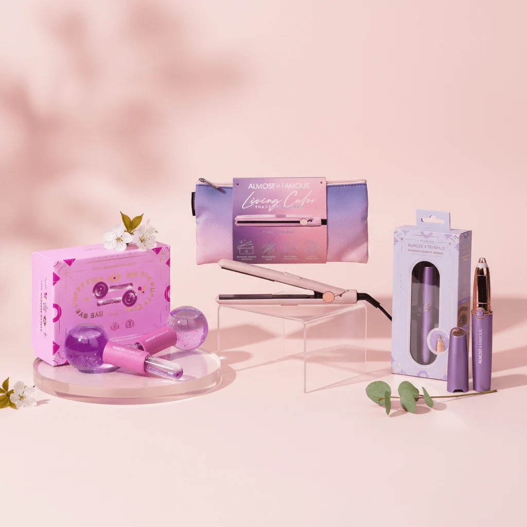 Premium Almost Famous Travel Beauty Tool Set Effective