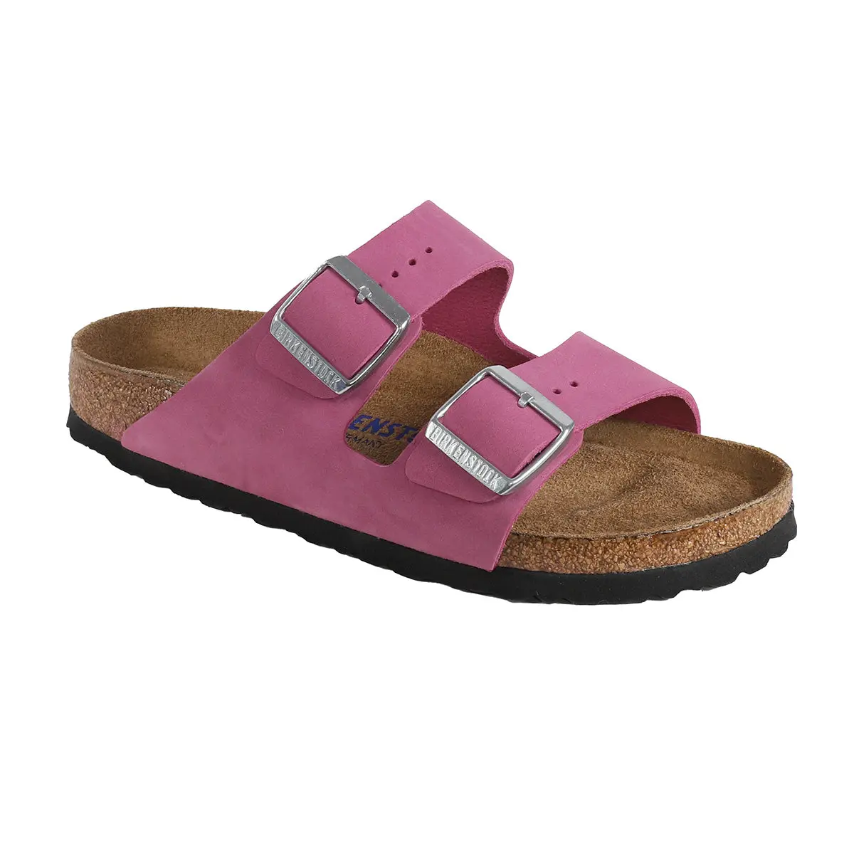 Certified Birkenstock Arizona Soft Footbed Nubuck Leather Sandals Casual