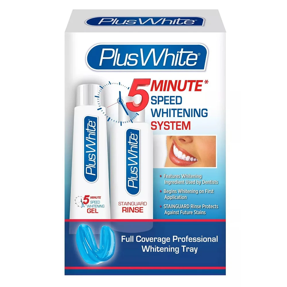 Breathable Plus White 5 Minute Speed Teeth Whitening and Brightening Teeth Gel Kit System 1 Ea Classic