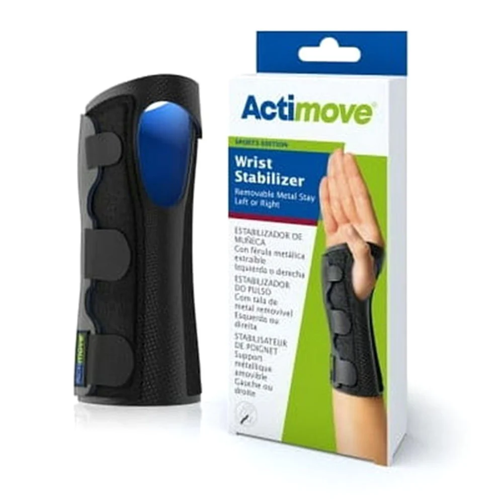 World-Class Actimove Wrist Stabilizer Removable Metal Stay Left Or Right Small 1 Ea Professional