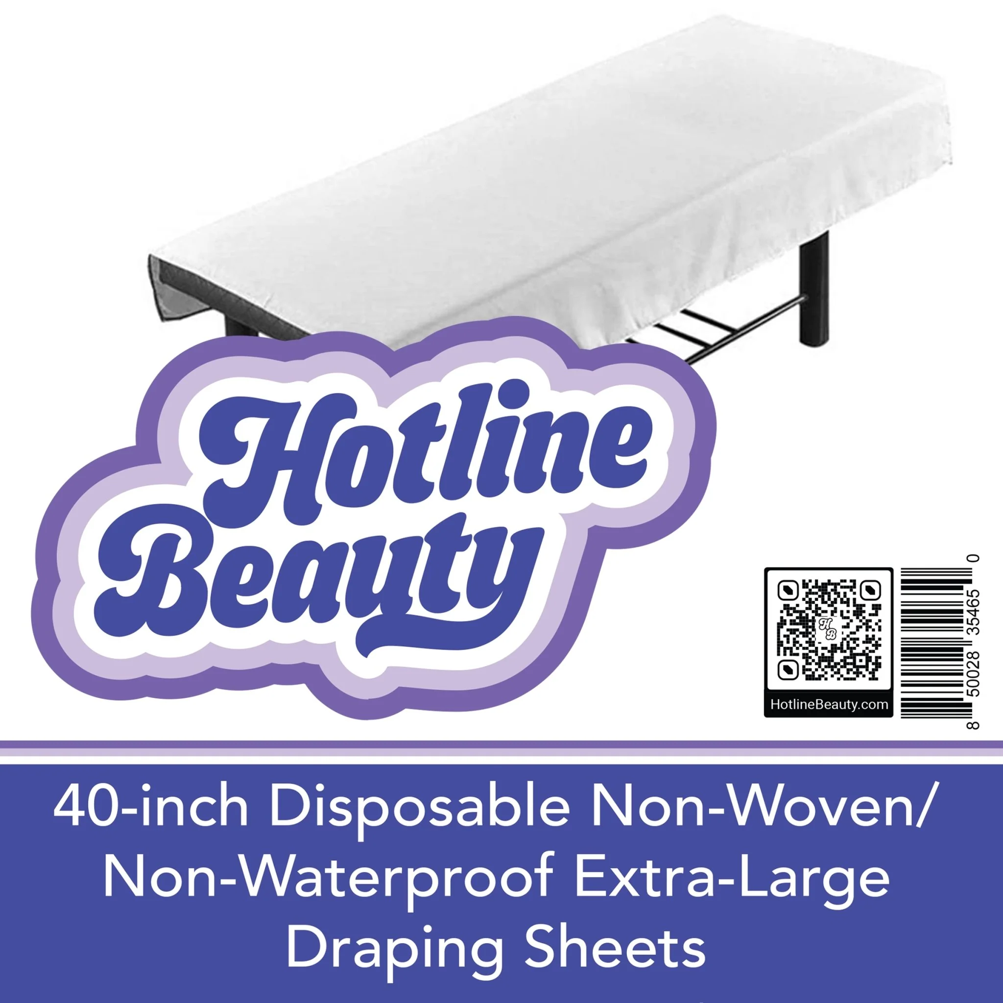 Casual 40-inch Disposable Non-Woven Non-Waterproof Extra-Large Draping Sheets 40 x 80 inches 25 Pack HOTLINE BEAUTY Green