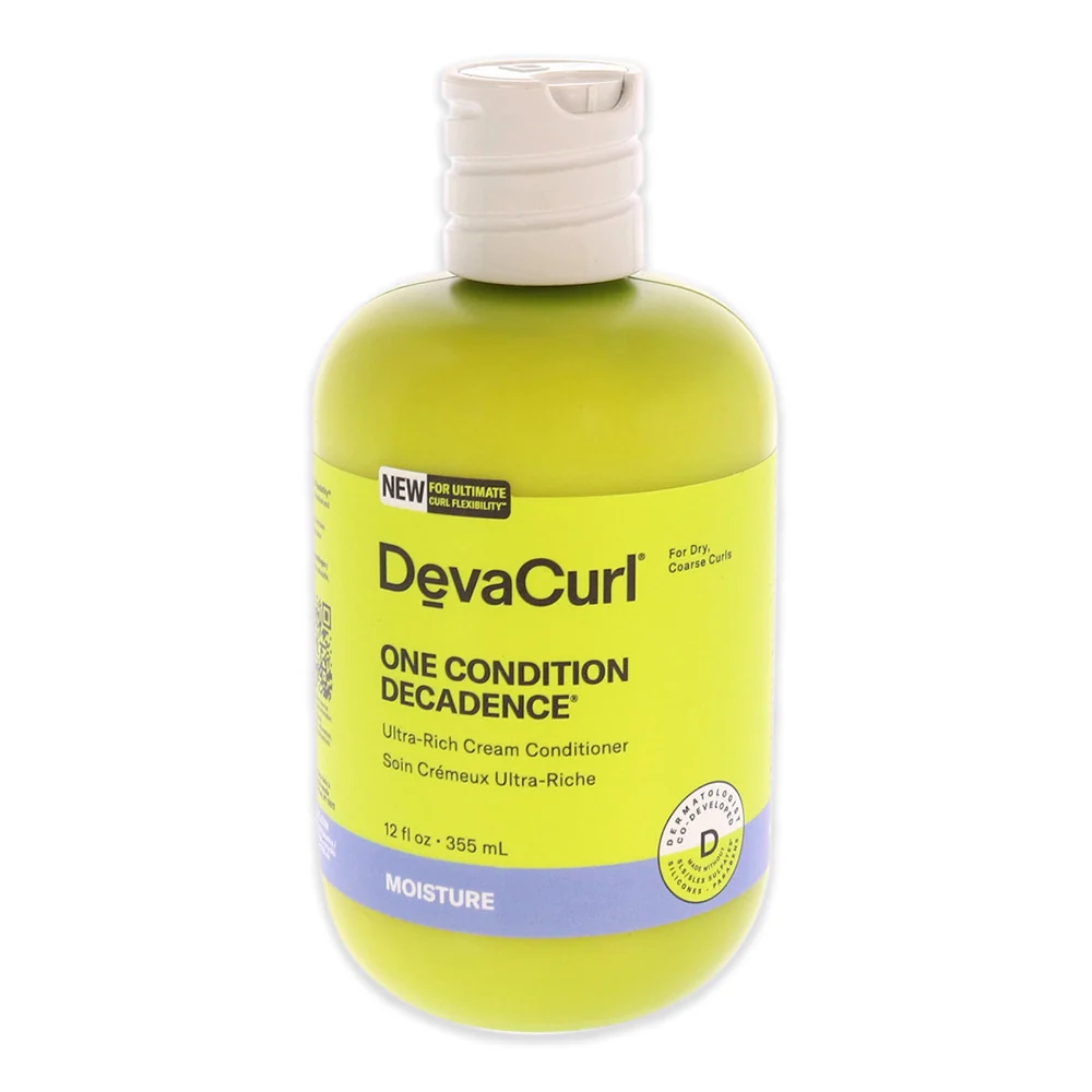 Certified Devacurl One Condition Decadence Ultra Rich Cream Hair Conditioner 12 Oz Sustainable