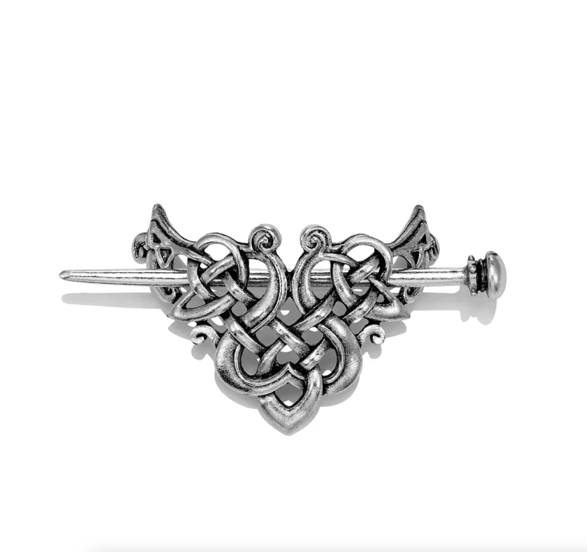Fast Silvertone Celtic Hair Pin Efficient