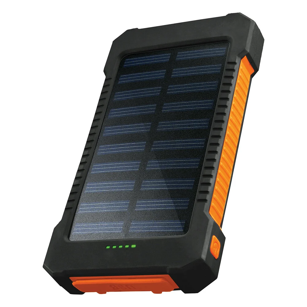 Traditional Chargeworx Pre Charged Triple Usp Solar Power Bank 10000 Mah 1 Ea First-Class