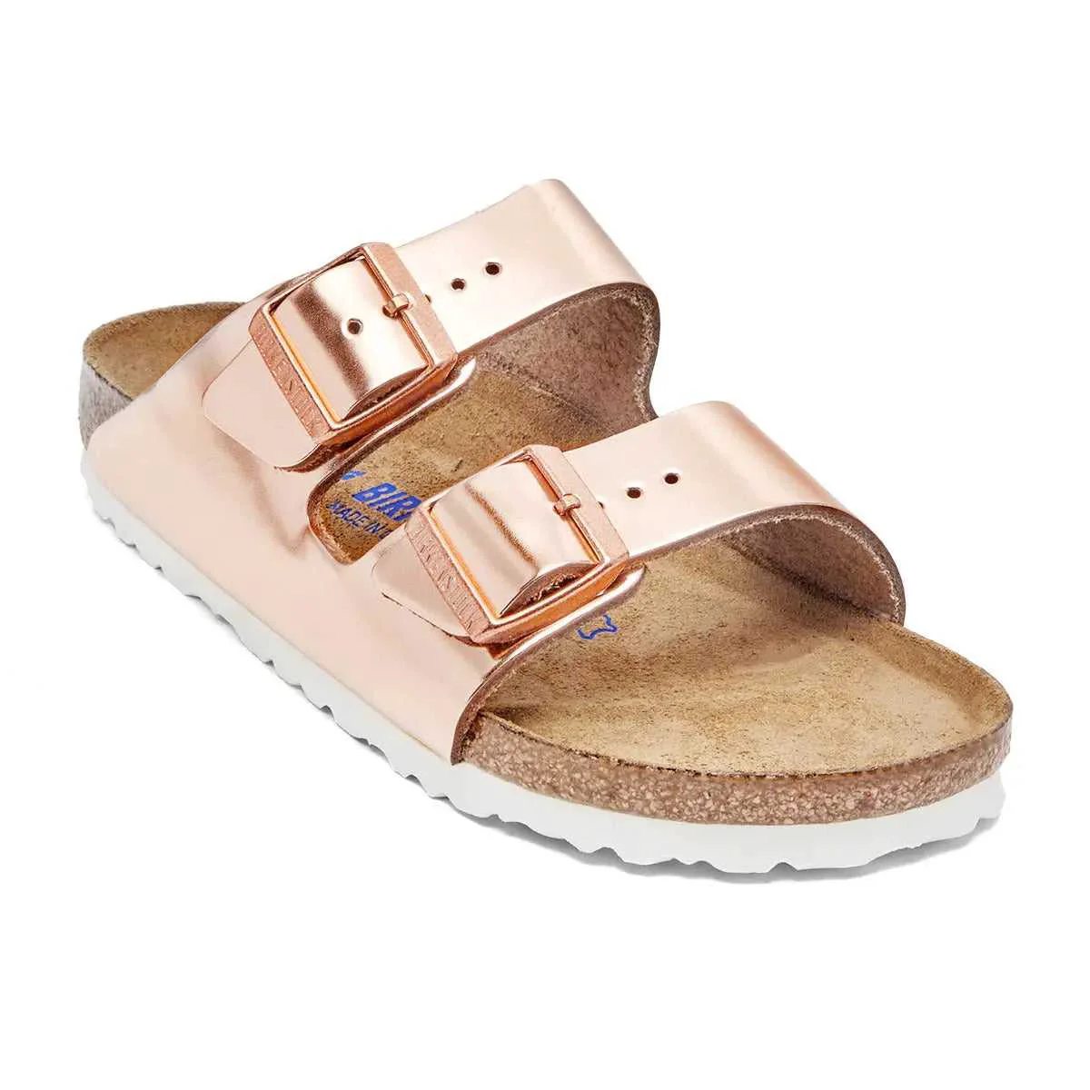 Solid Birkenstock Arizona Soft Footbed Leather Sandals World-Class