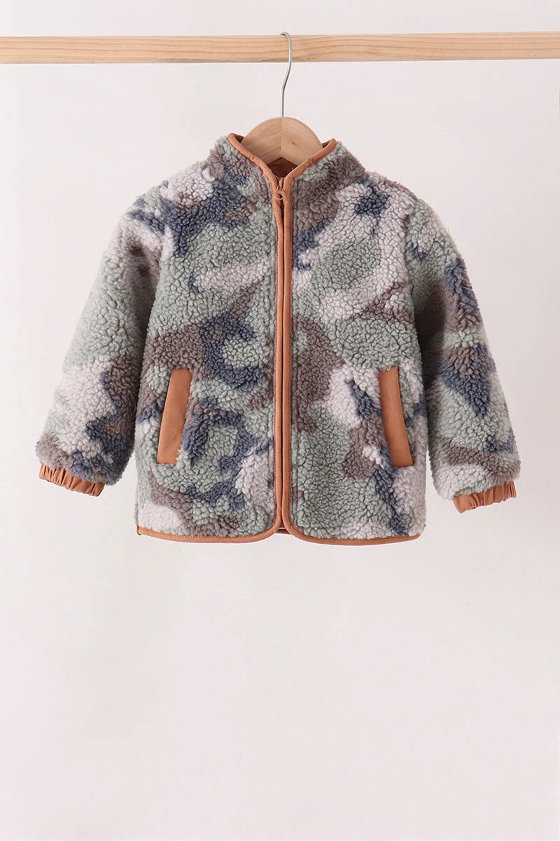 Advanced Neutral Camouflage Fleece Jacket Smart