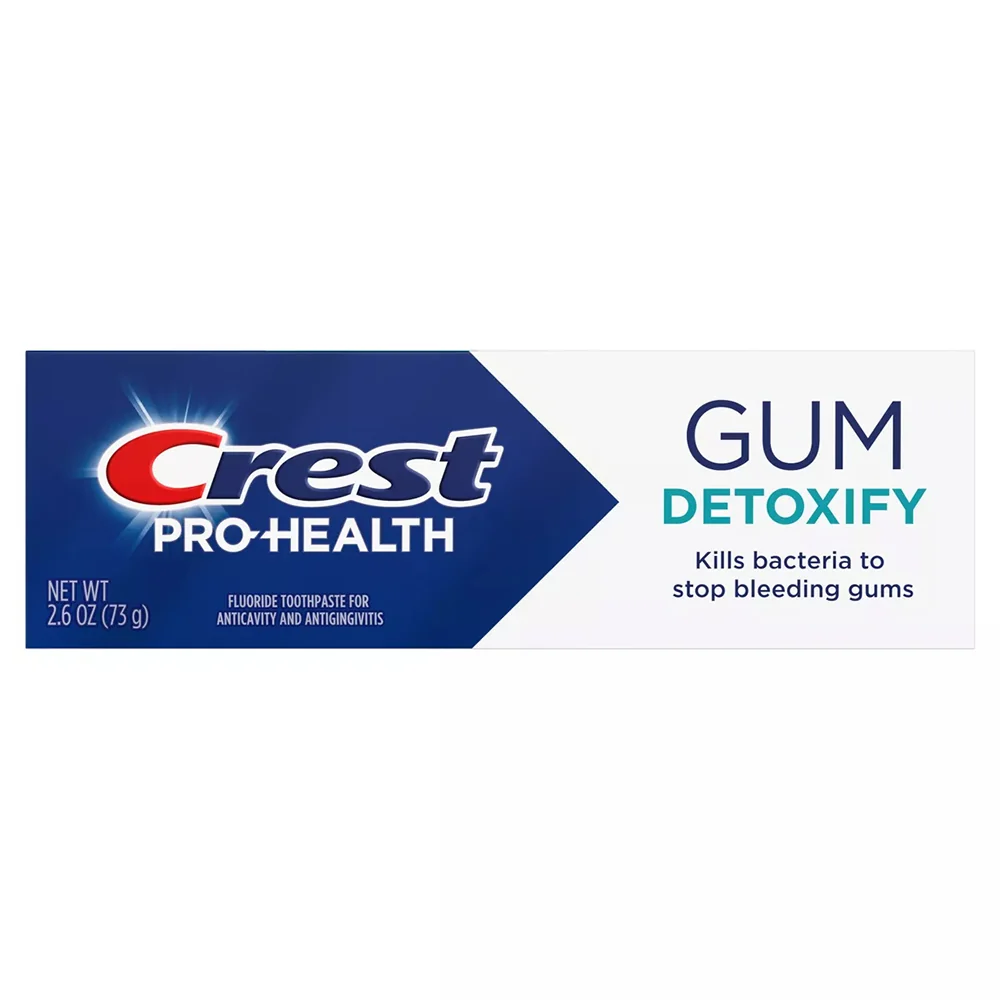 Crafted Crest Pro Health Gum Detoxify Deep Clean Toothpaste Help Heal Gums and Stop Bleeding 2.6Oz 73g Environmentally Friendly